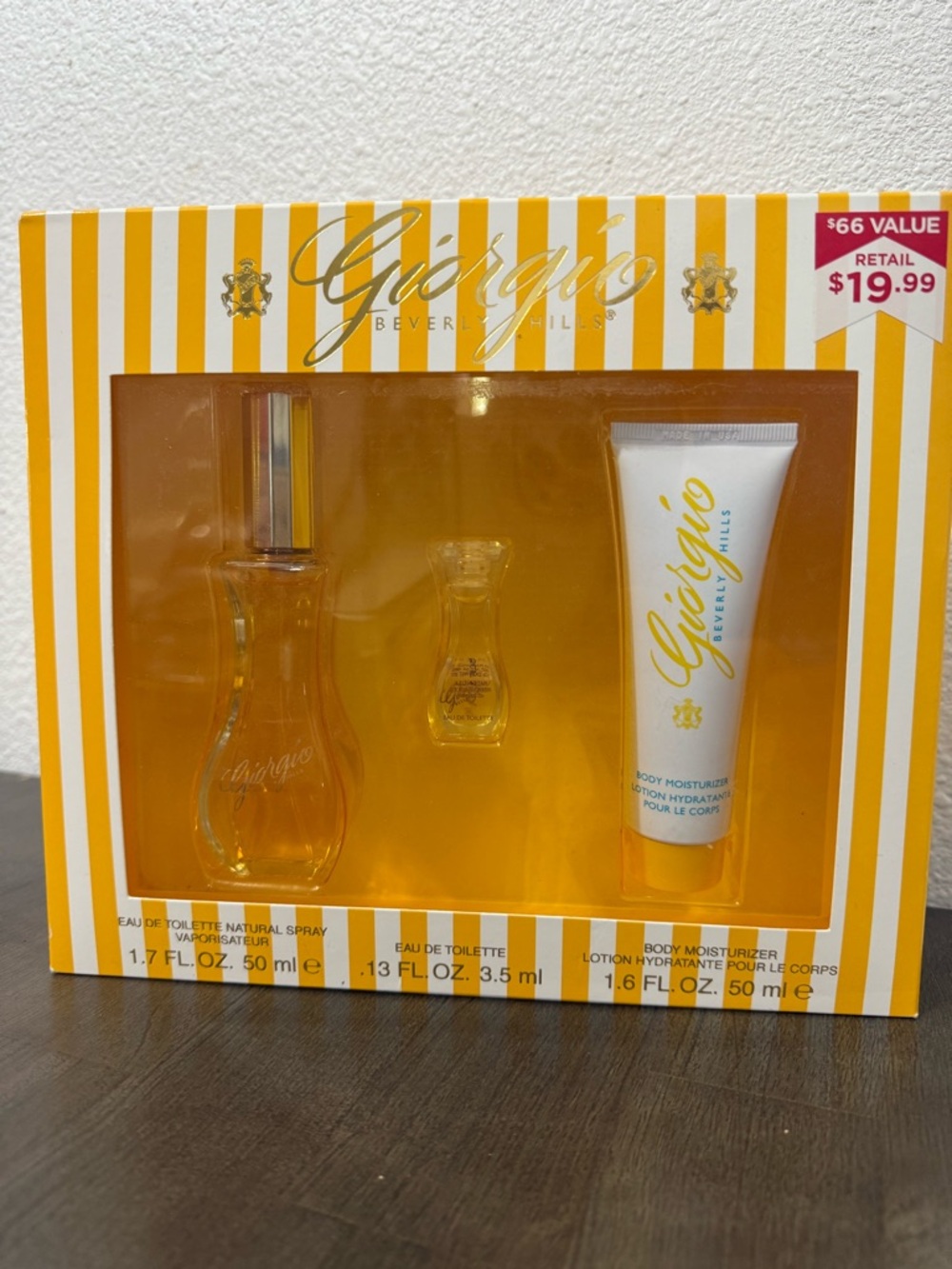 Vintage New in Box Hard to Find Giorgio Beverly Hills Gift Set
